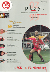 Programm 1998/99 1 VfB Lengenfeld FC Rodewisch II 