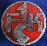 FCK Kaiserslautern Logo Fussball Anstecknadel kein Pin Badge 1 